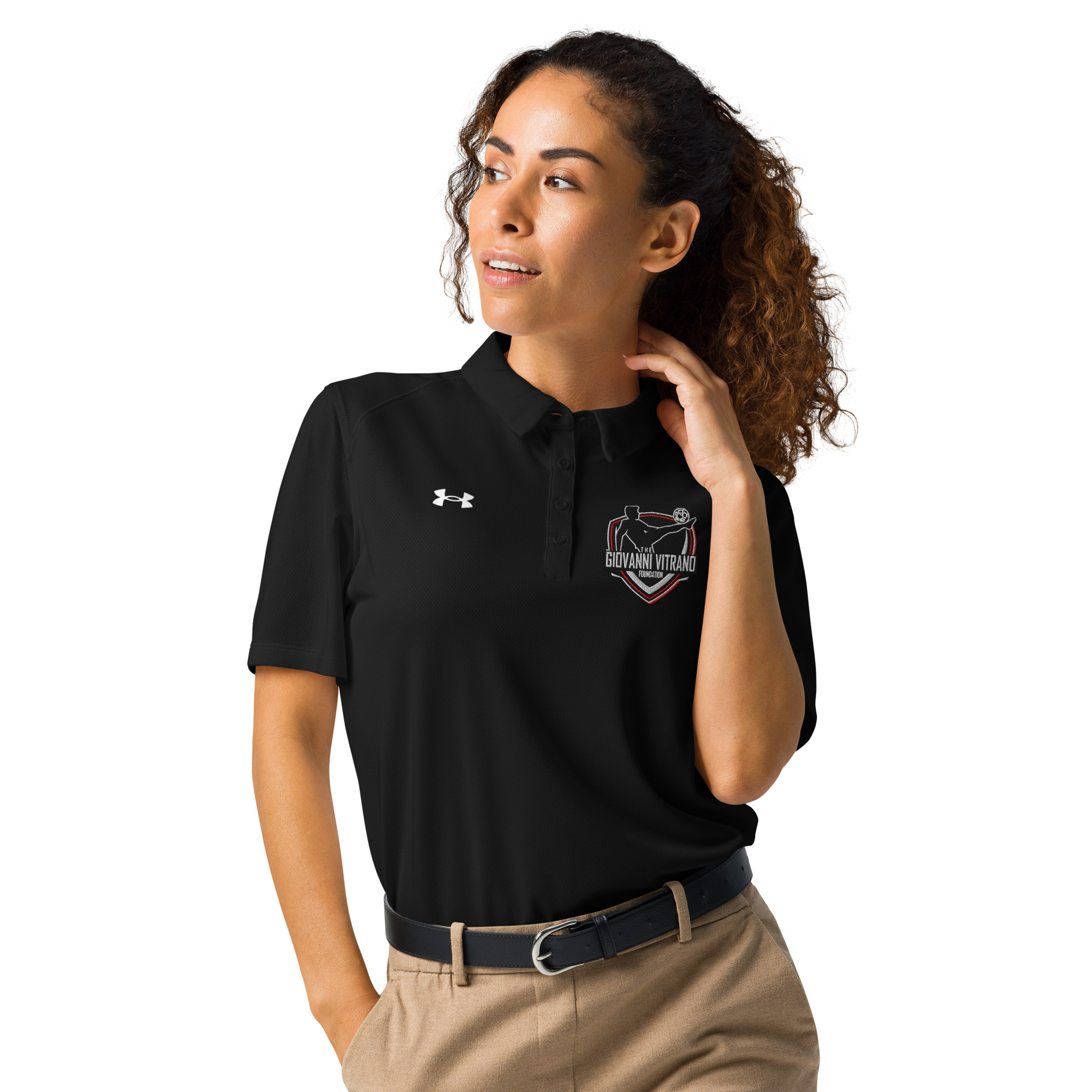 Official Giovanni Vitrano Foundation Under Armour® women’s polo - Image 2